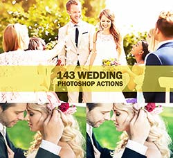 PS动作－143个婚庆色调：143 Wedding Photoshop Actions